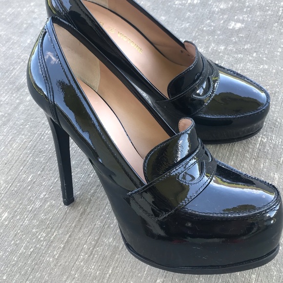 Pour La Victoire Shoes - Pour La Victoire Larkin Penny Loafer Pumps